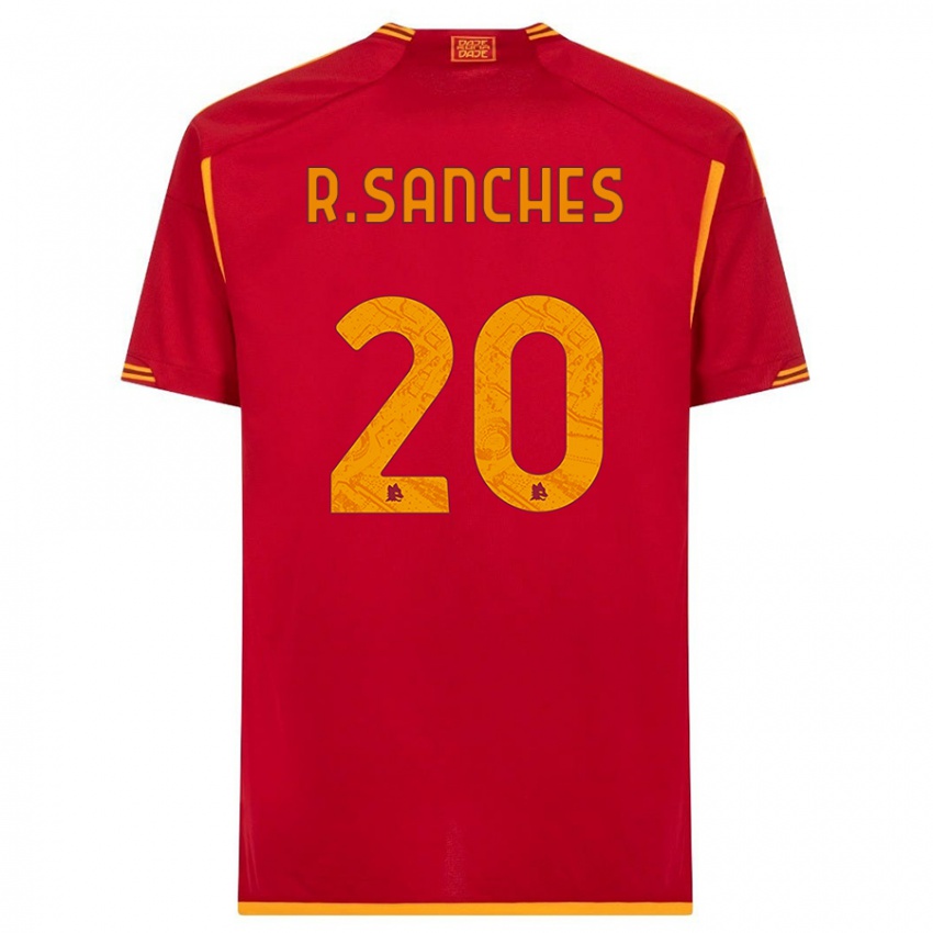 Niño Camiseta Renato Sanches #20 Rojo 1ª Equipación 2023/24 La Camisa Chile