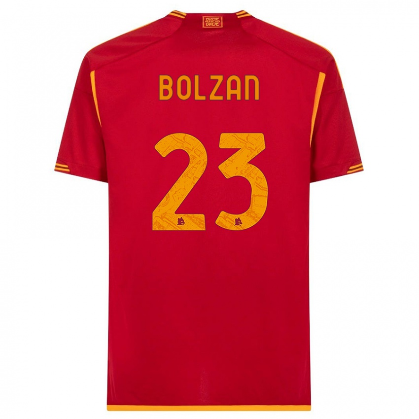 Niño Camiseta Alessandro Bolzan #23 Rojo 1ª Equipación 2023/24 La Camisa Chile