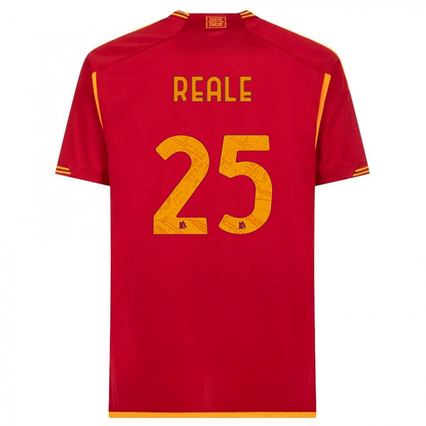 Niño Camiseta Filippo Reale #25 Rojo 1ª Equipación 2023/24 La Camisa Chile