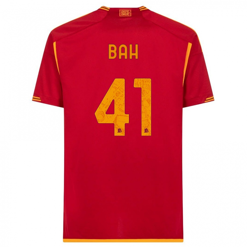 Niño Camiseta Muhammed Bah #41 Rojo 1ª Equipación 2023/24 La Camisa Chile