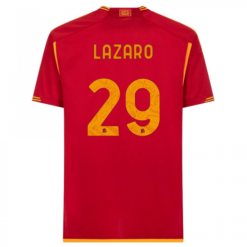 Niño Camiseta Paloma Lazaro #29 Rojo 1ª Equipación 2023/24 La Camisa Chile