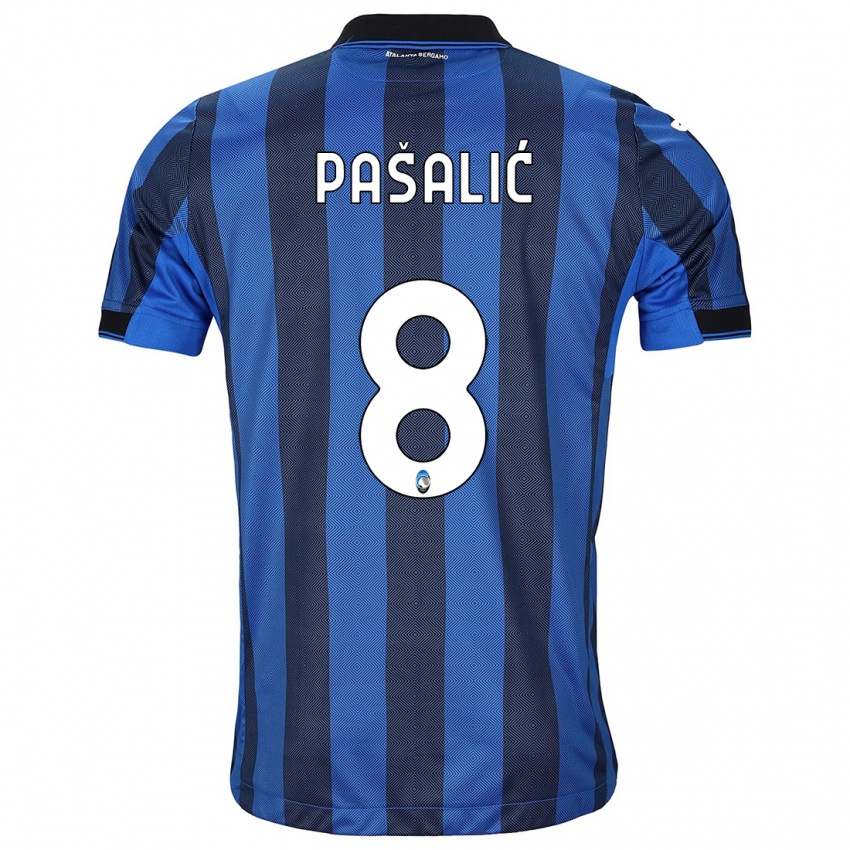 Niño Camiseta Mario Pasalic #8 Azul Negro 1ª Equipación 2023/24 La Camisa Chile