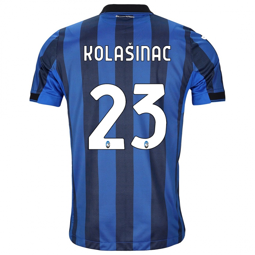 Niño Camiseta Sead Kolasinac #23 Azul Negro 1ª Equipación 2023/24 La Camisa Chile