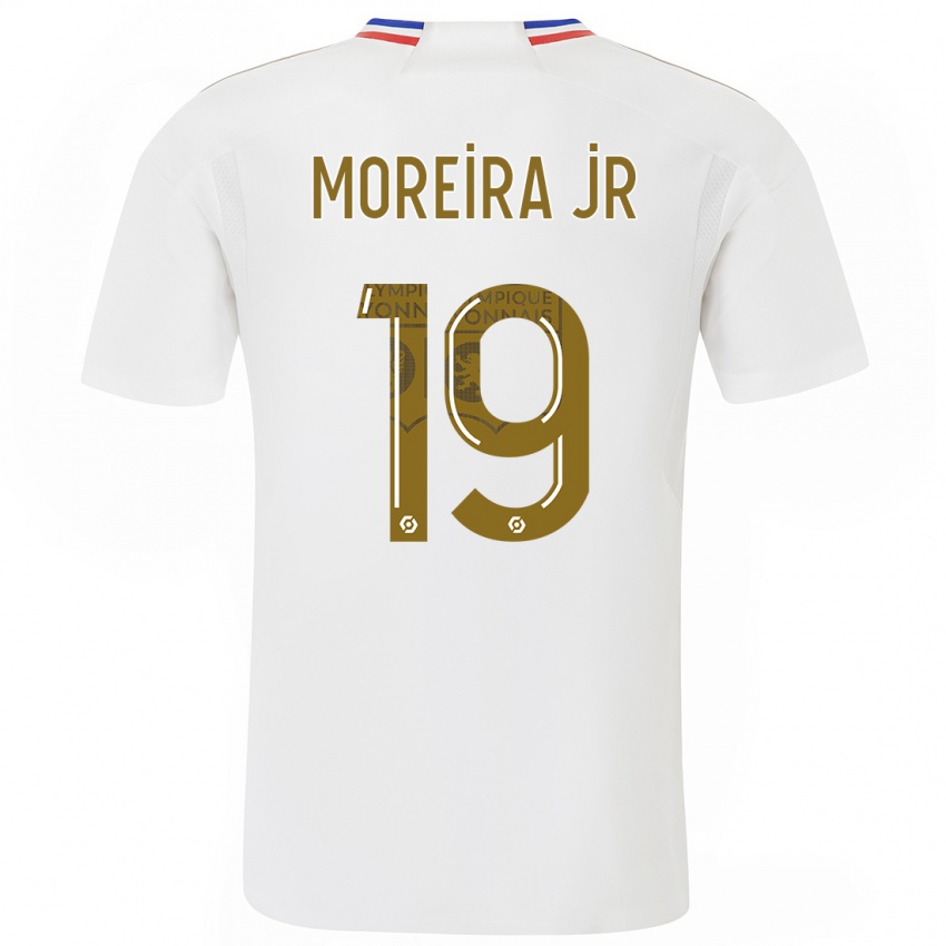 Niño Camiseta Diego Moreira #0 Blanco 1ª Equipación 2023/24 La Camisa Chile