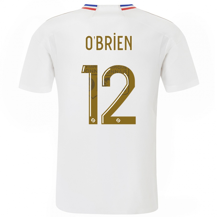 Niño Camiseta Jake O'brien #12 Blanco 1ª Equipación 2023/24 La Camisa Chile