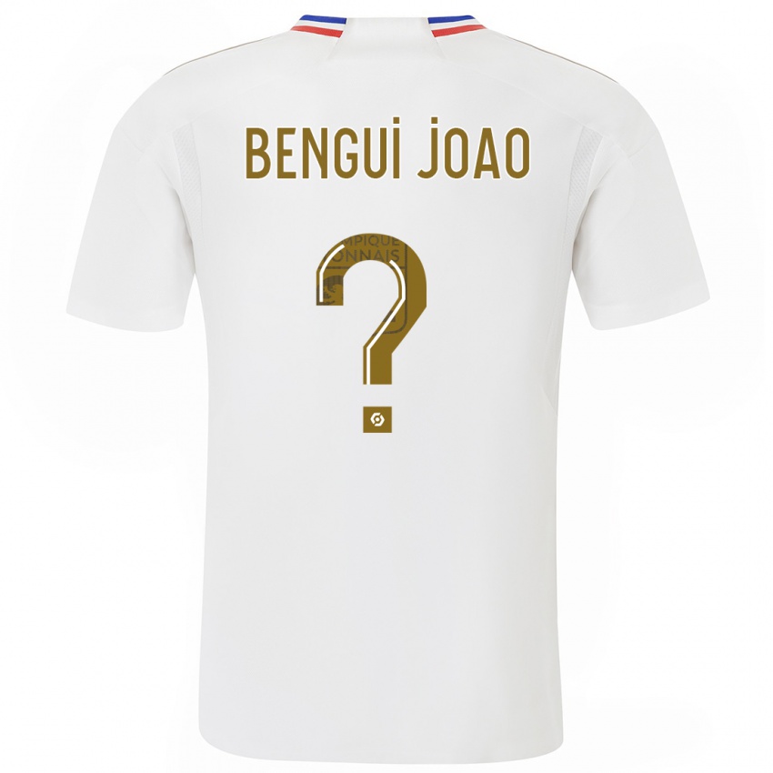 Niño Camiseta Justin Bengui Joao #0 Blanco 1ª Equipación 2023/24 La Camisa Chile
