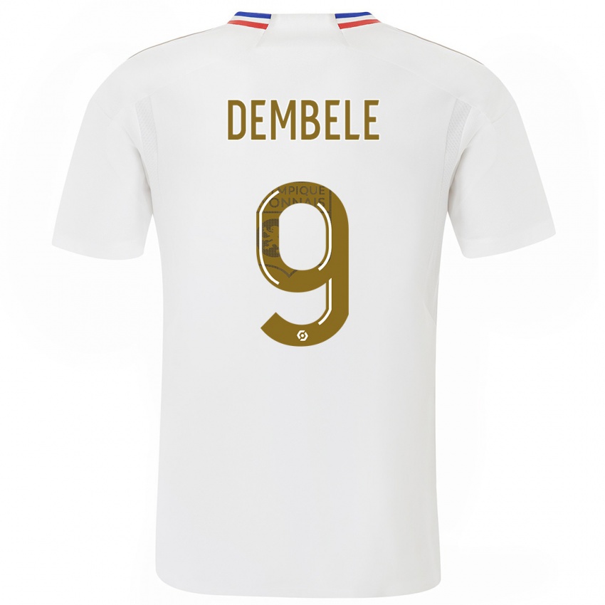 Niño Camiseta Moussa Dembele #9 Blanco 1ª Equipación 2023/24 La Camisa Chile
