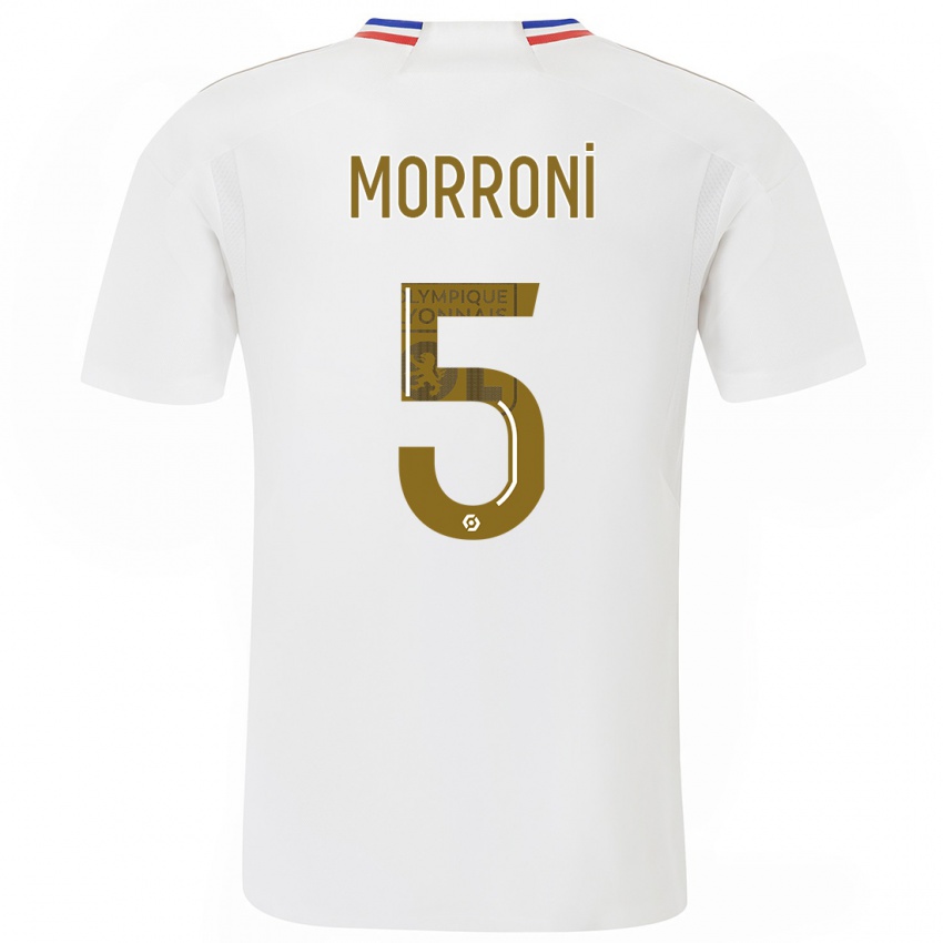 Niño Camiseta Perle Morroni #5 Blanco 1ª Equipación 2023/24 La Camisa Chile