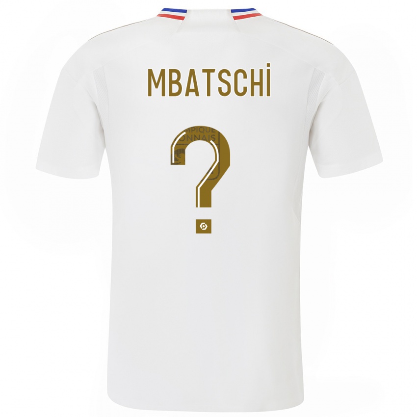 Niño Camiseta Prince Mbatschi #0 Blanco 1ª Equipación 2023/24 La Camisa Chile
