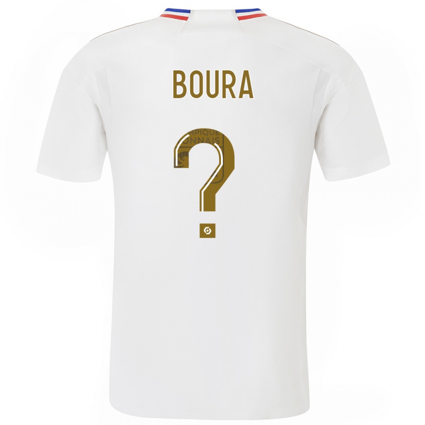 Niño Camiseta Amal Boura #0 Blanco 1ª Equipación 2023/24 La Camisa Chile