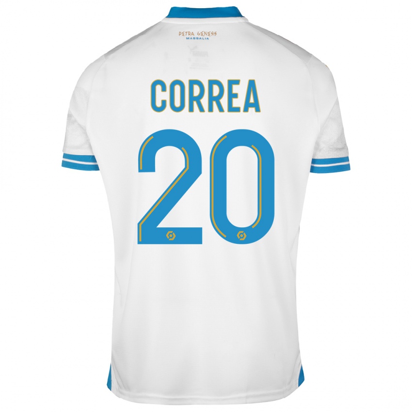 Niño Camiseta Joaquin Correa #20 Blanco 1ª Equipación 2023/24 La Camisa Chile