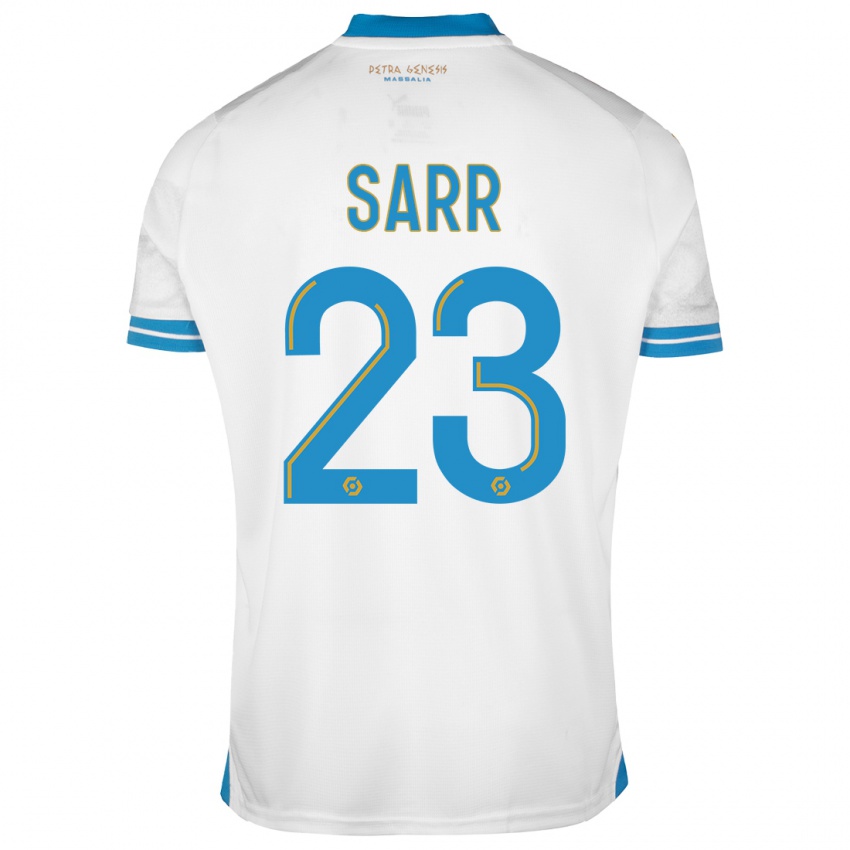 Niño Camiseta Ismaïla Sarr #23 Blanco 1ª Equipación 2023/24 La Camisa Chile