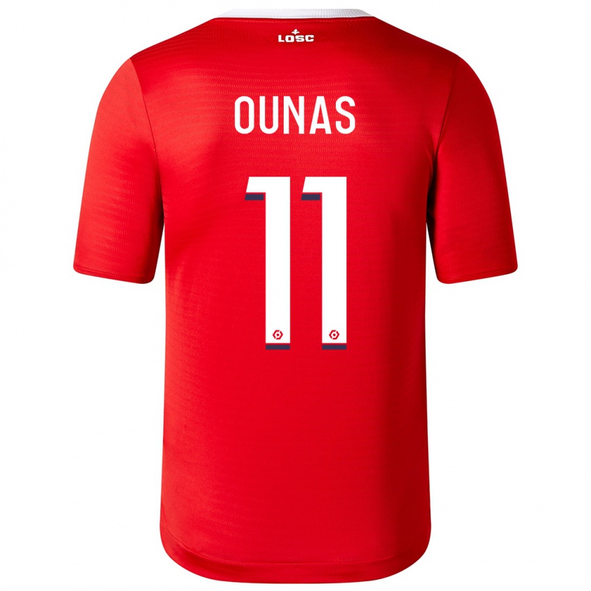 Niño Camiseta Adam Ounas #11 Rojo 1ª Equipación 2023/24 La Camisa Chile
