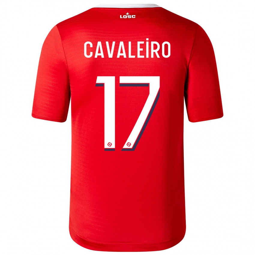 Niño Camiseta Ivan Cavaleiro #17 Rojo 1ª Equipación 2023/24 La Camisa Chile