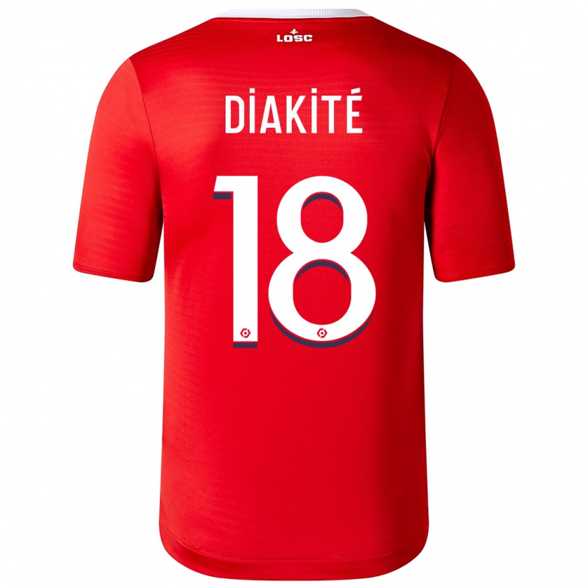 Niño Camiseta Bafodé Diakité #18 Rojo 1ª Equipación 2023/24 La Camisa Chile