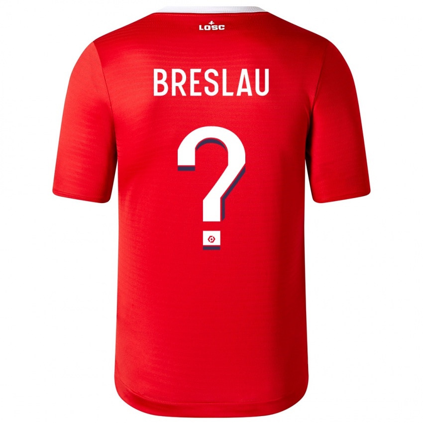 Niño Camiseta Jessy Breslau #0 Rojo 1ª Equipación 2023/24 La Camisa Chile