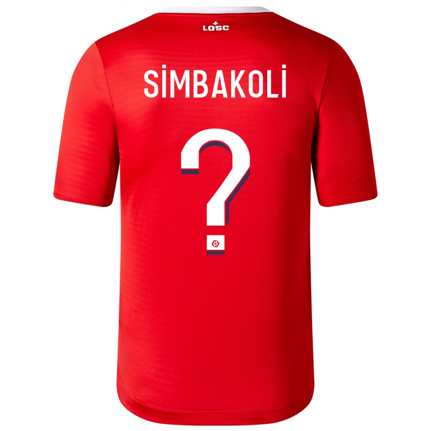 Niño Camiseta Mamadou Simbakoli #0 Rojo 1ª Equipación 2023/24 La Camisa Chile