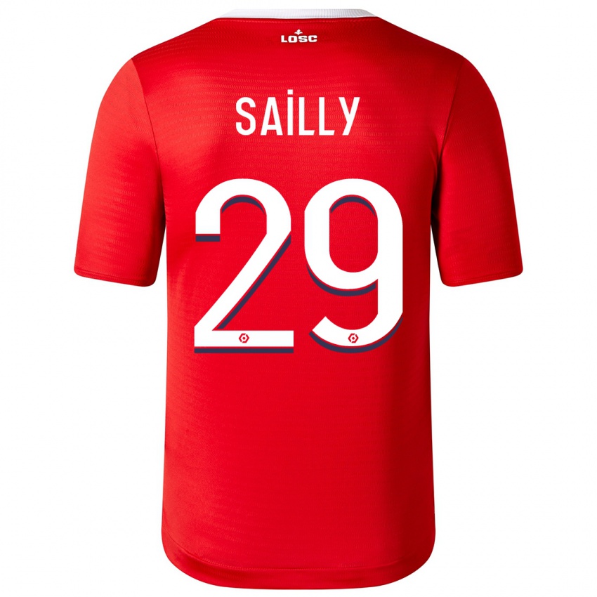 Niño Camiseta Charlotte Sailly #29 Rojo 1ª Equipación 2023/24 La Camisa Chile