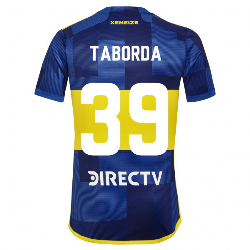 Niño Camiseta Vicente Taborda #39 Azul Oscuro Amarillo 1ª Equipación 2023/24 La Camisa Chile
