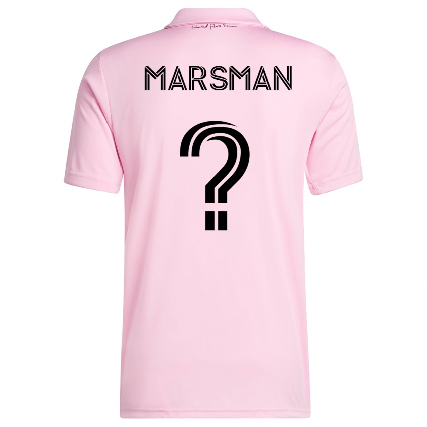 Niño Camiseta Nick Marsman #0 Rosa 1ª Equipación 2023/24 La Camisa Chile