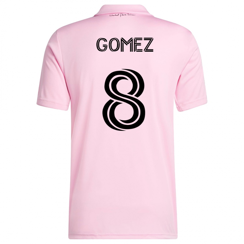 Niño Camiseta Diego Gómez #8 Rosa 1ª Equipación 2023/24 La Camisa Chile