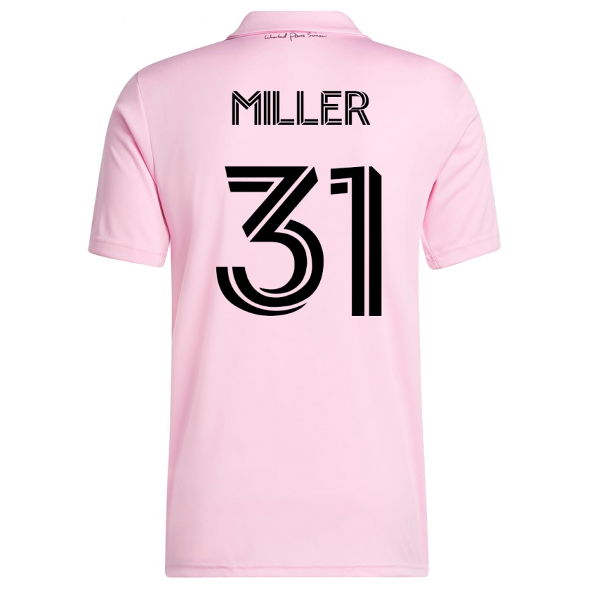 Niño Camiseta Kamal Miller #31 Rosa 1ª Equipación 2023/24 La Camisa Chile