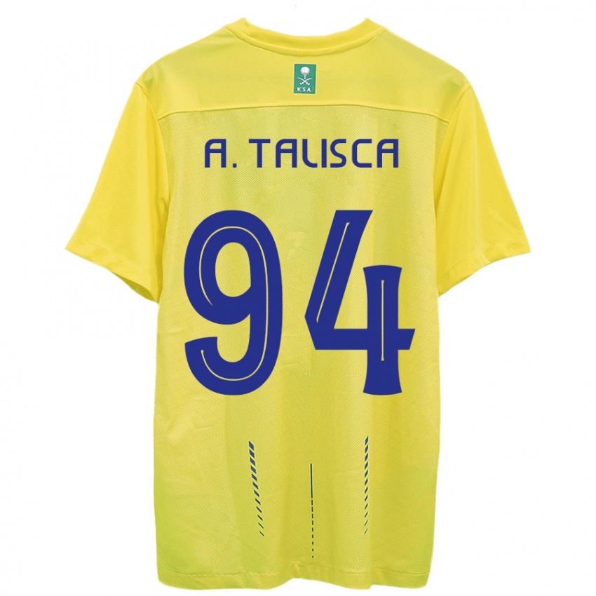 Niño Camiseta Talisca #94 Amarillo 1ª Equipación 2023/24 La Camisa Chile