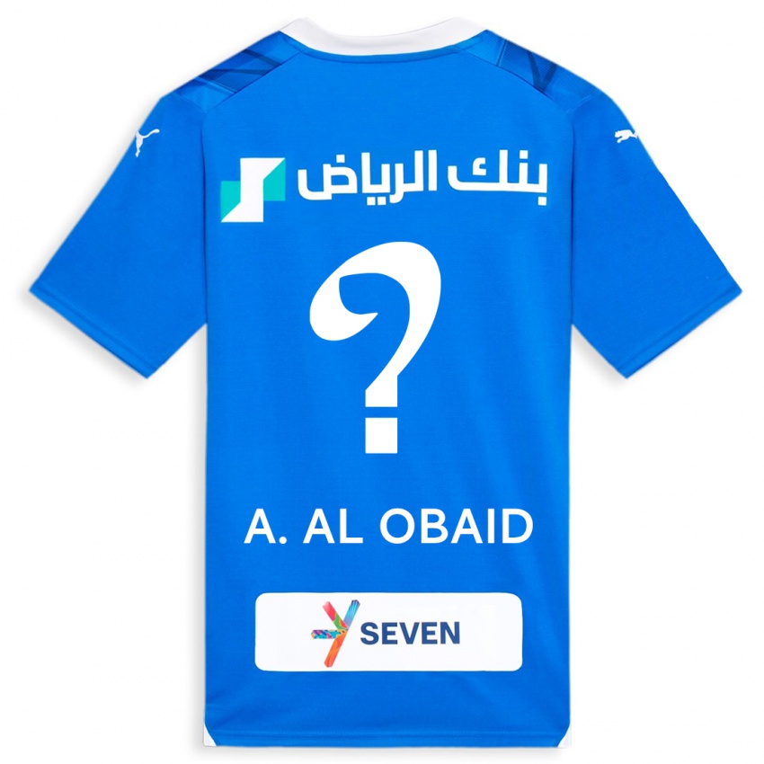 Niño Camiseta Abdulrahman Al-Obaid #0 Azul 1ª Equipación 2023/24 La Camisa Chile