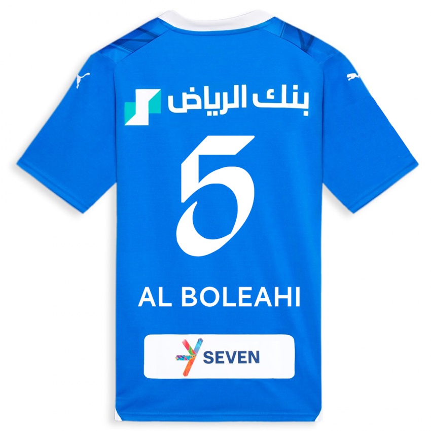 Niño Camiseta Ali Al-Boleahi #5 Azul 1ª Equipación 2023/24 La Camisa Chile