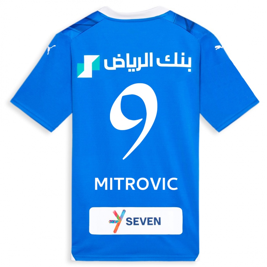 Niño Camiseta Aleksandar Mitrovic #9 Azul 1ª Equipación 2023/24 La Camisa Chile