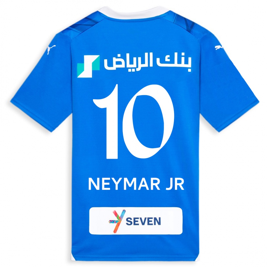 Niño Camiseta Neymar #10 Azul 1ª Equipación 2023/24 La Camisa Chile