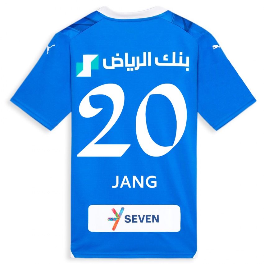 Niño Camiseta Hyun-Soo Jang #20 Azul 1ª Equipación 2023/24 La Camisa Chile