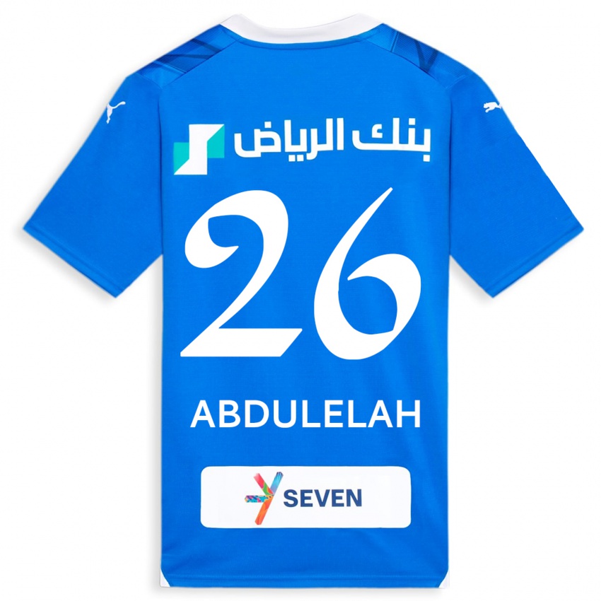 Niño Camiseta Abdulelah Al-Malki #26 Azul 1ª Equipación 2023/24 La Camisa Chile