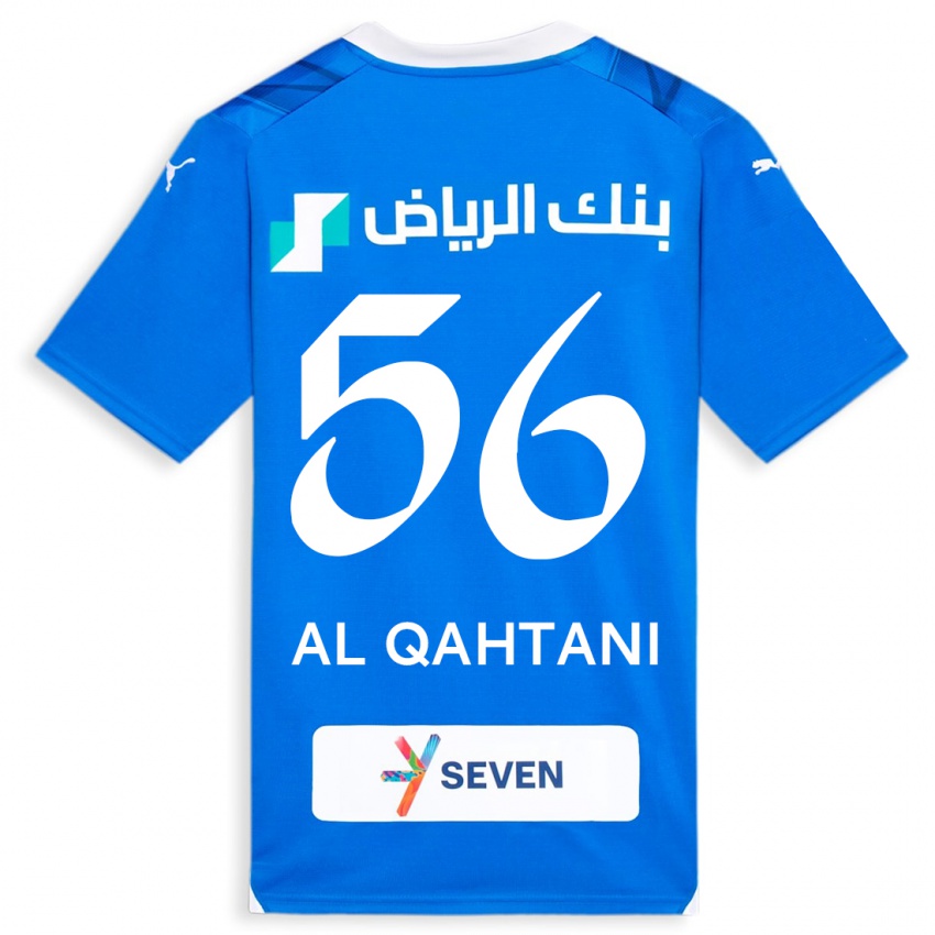 Niño Camiseta Mohammed Al-Qahtani #56 Azul 1ª Equipación 2023/24 La Camisa Chile