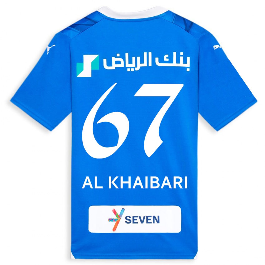 Niño Camiseta Mohammed Al-Khaibari #67 Azul 1ª Equipación 2023/24 La Camisa Chile