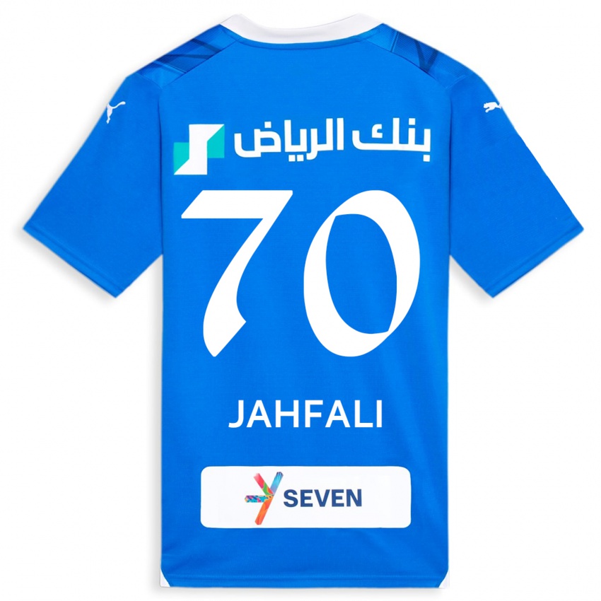 Niño Camiseta Mohammed Jahfali #70 Azul 1ª Equipación 2023/24 La Camisa Chile