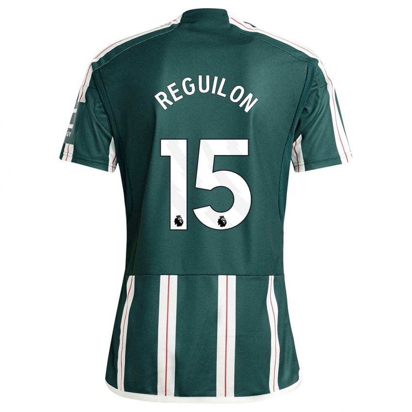 Niño Camiseta Sergio Reguilon #15 Verde Oscuro 2ª Equipación 2023/24 La Camisa Chile