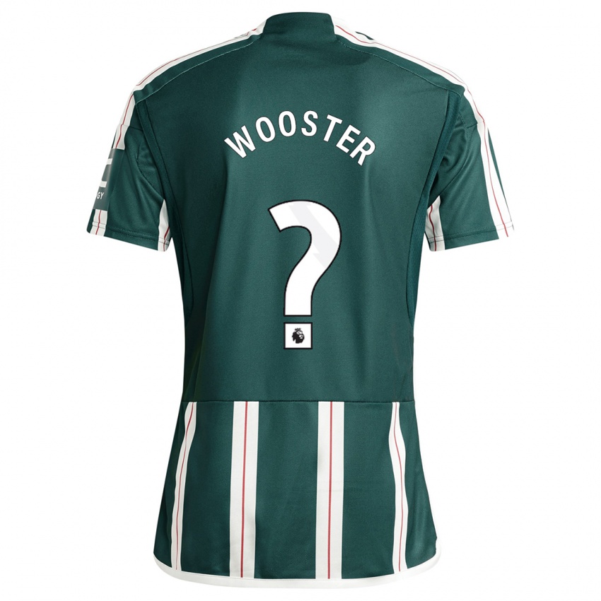 Niño Camiseta Tom Wooster #0 Verde Oscuro 2ª Equipación 2023/24 La Camisa Chile