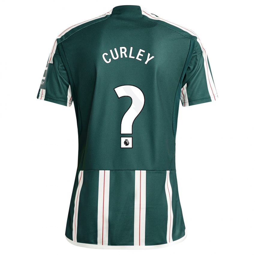 Niño Camiseta Ruben Curley #0 Verde Oscuro 2ª Equipación 2023/24 La Camisa Chile