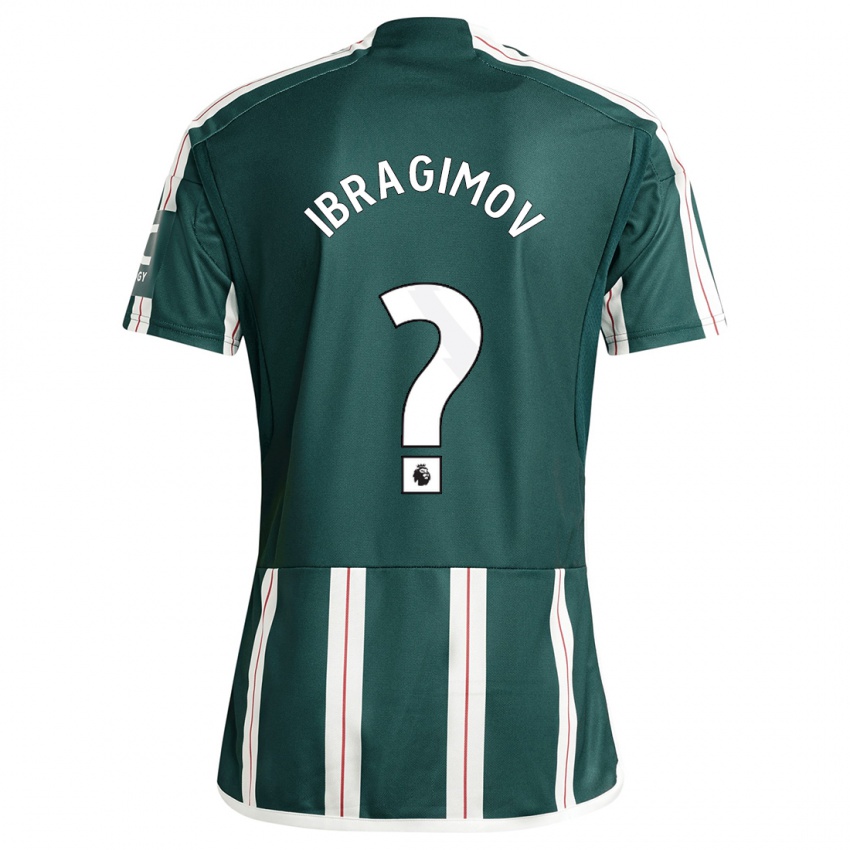 Niño Camiseta Amir Ibragimov #0 Verde Oscuro 2ª Equipación 2023/24 La Camisa Chile