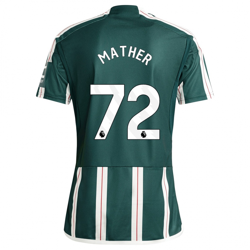 Niño Camiseta Sam Mather #72 Verde Oscuro 2ª Equipación 2023/24 La Camisa Chile