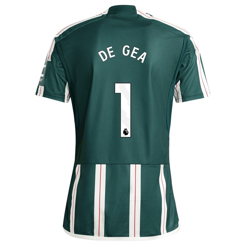 Niño Camiseta David De Gea #1 Verde Oscuro 2ª Equipación 2023/24 La Camisa Chile