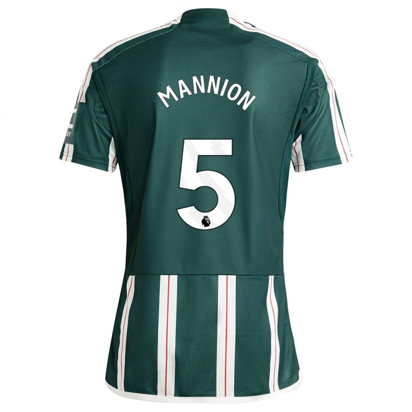 Niño Camiseta Aoife Mannion #5 Verde Oscuro 2ª Equipación 2023/24 La Camisa Chile