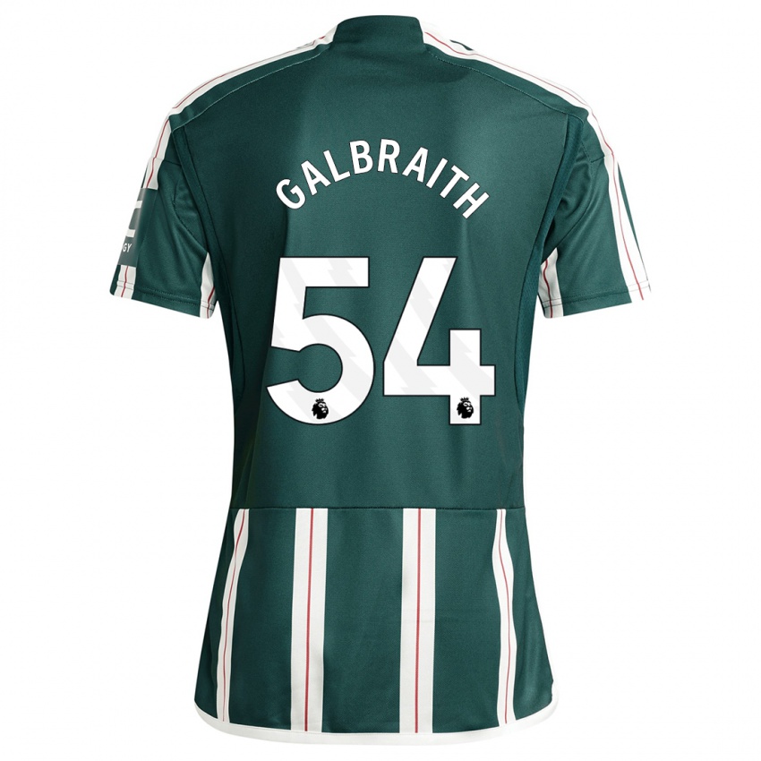 Niño Camiseta Ethan Galbraith #54 Verde Oscuro 2ª Equipación 2023/24 La Camisa Chile