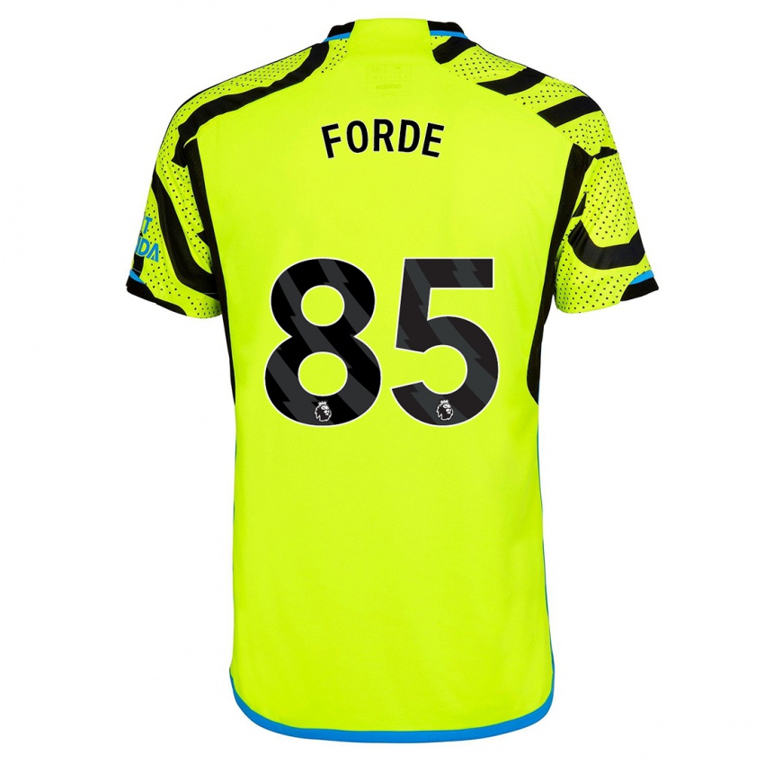 Niño Camiseta Romari Forde #85 Amarillo 2ª Equipación 2023/24 La Camisa Chile