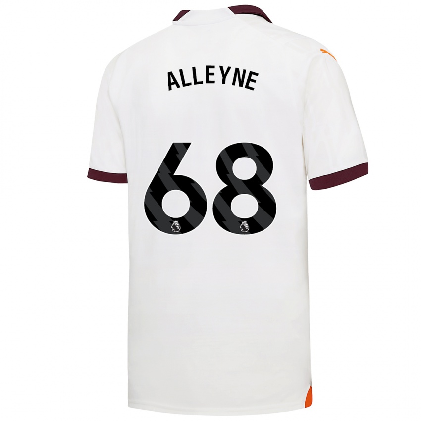 Niño Camiseta Max Alleyne #68 Blanco 2ª Equipación 2023/24 La Camisa Chile