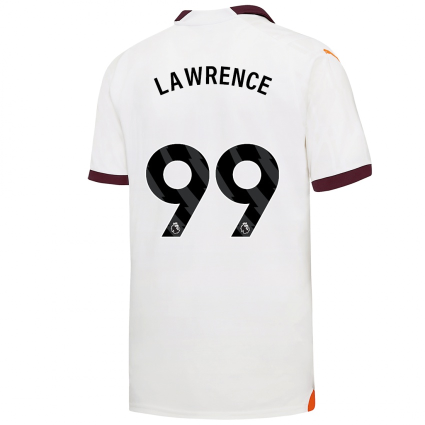 Niño Camiseta Emilio Lawrence #99 Blanco 2ª Equipación 2023/24 La Camisa Chile