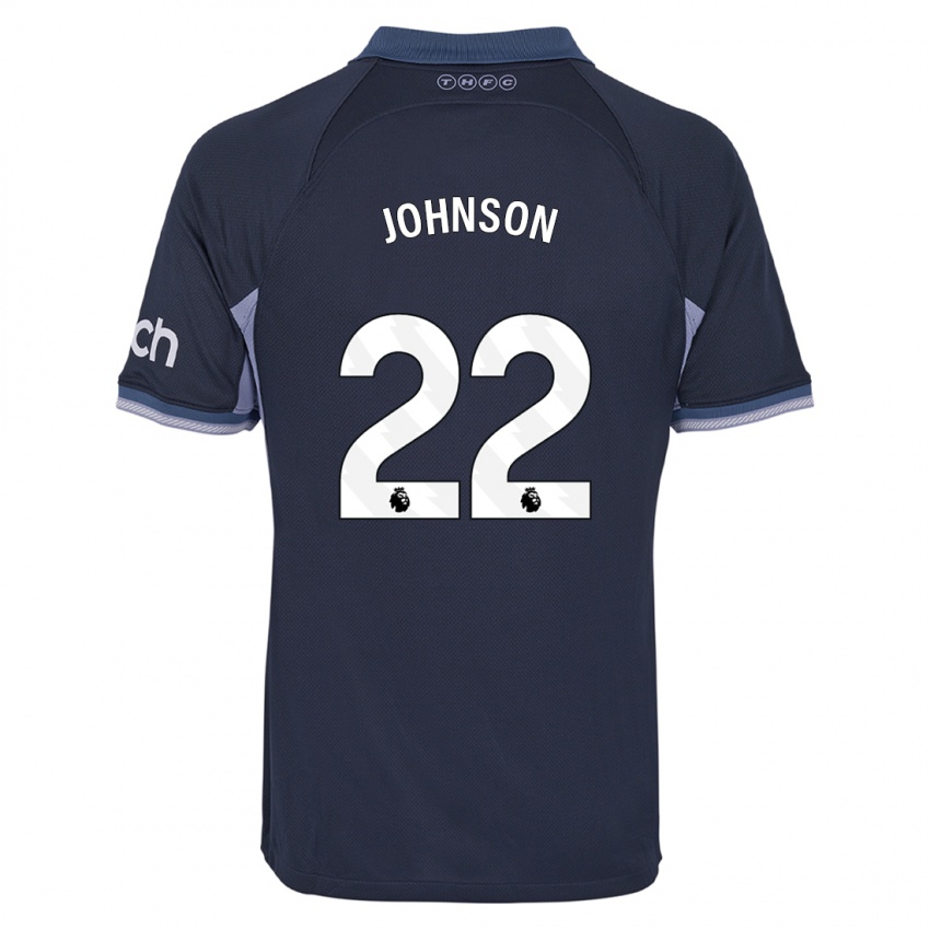 Niño Camiseta Brennan Johnson #22 Azul Oscuro 2ª Equipación 2023/24 La Camisa Chile