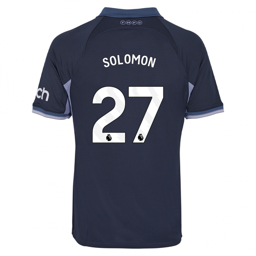 Niño Camiseta Manor Solomon #27 Azul Oscuro 2ª Equipación 2023/24 La Camisa Chile
