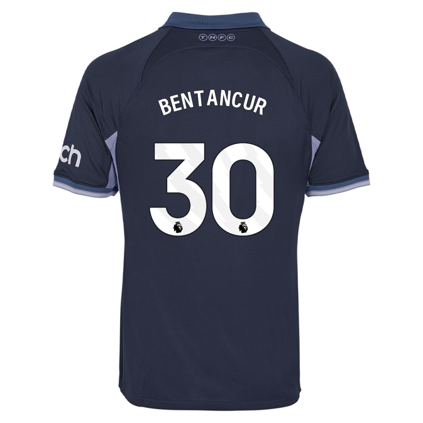 Niño Camiseta Rodrigo Bentancur #30 Azul Oscuro 2ª Equipación 2023/24 La Camisa Chile